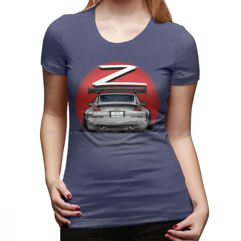Nismo Fairlady 350z Z33 Gray 100% Cotton Hoodie 350z Nismo Z33 Midnight Blue Car Graphic Osmancetinyapici Gtr Power