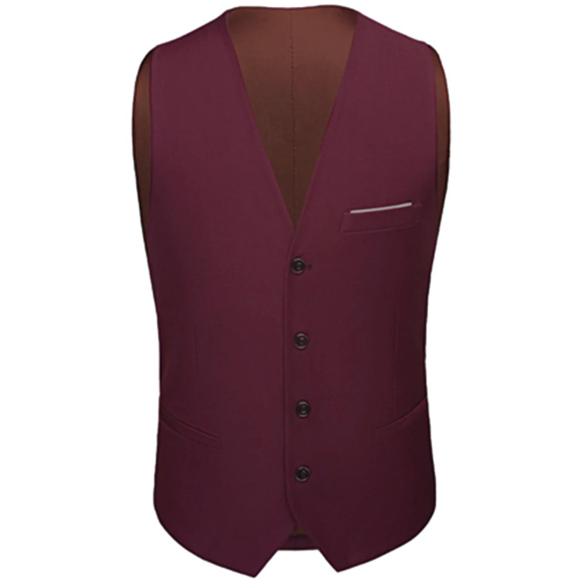High Quality Men Suit Vest Waistcoat Business Casual Slim Groom Groomsman Wedding Men's Dress Blazer Vests 9 Colors Formal Party