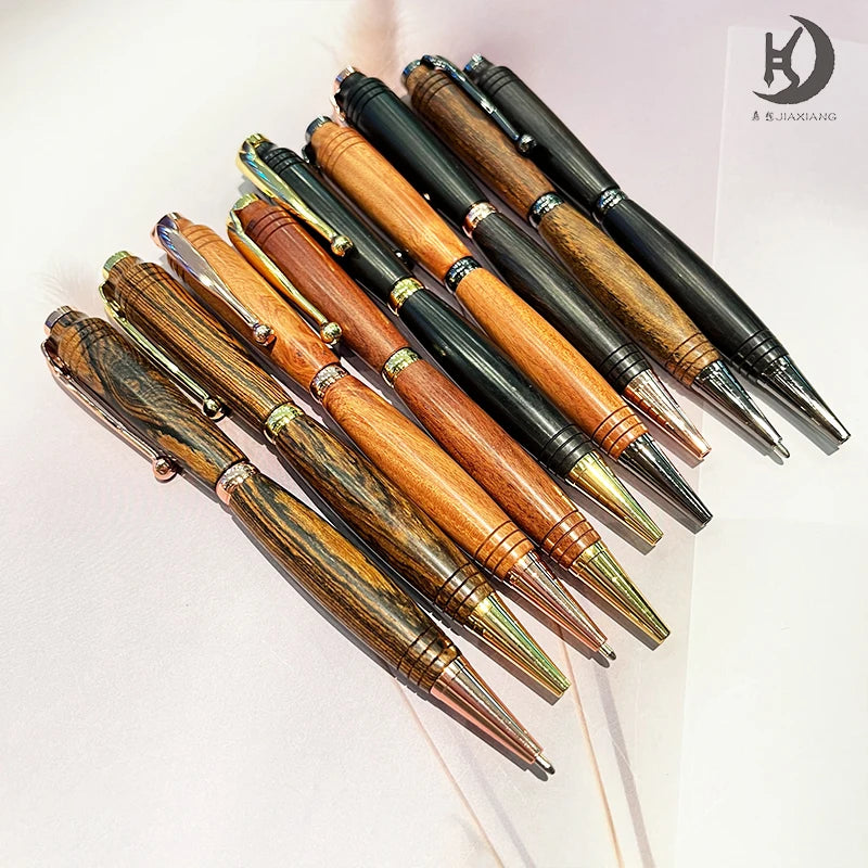 1 PCS 910 Luxury Vintage Slim Sour Wood Ballpoint Pen,Business Office Pen Gift Cool Nice Wooden Gel Pen for Men & Women