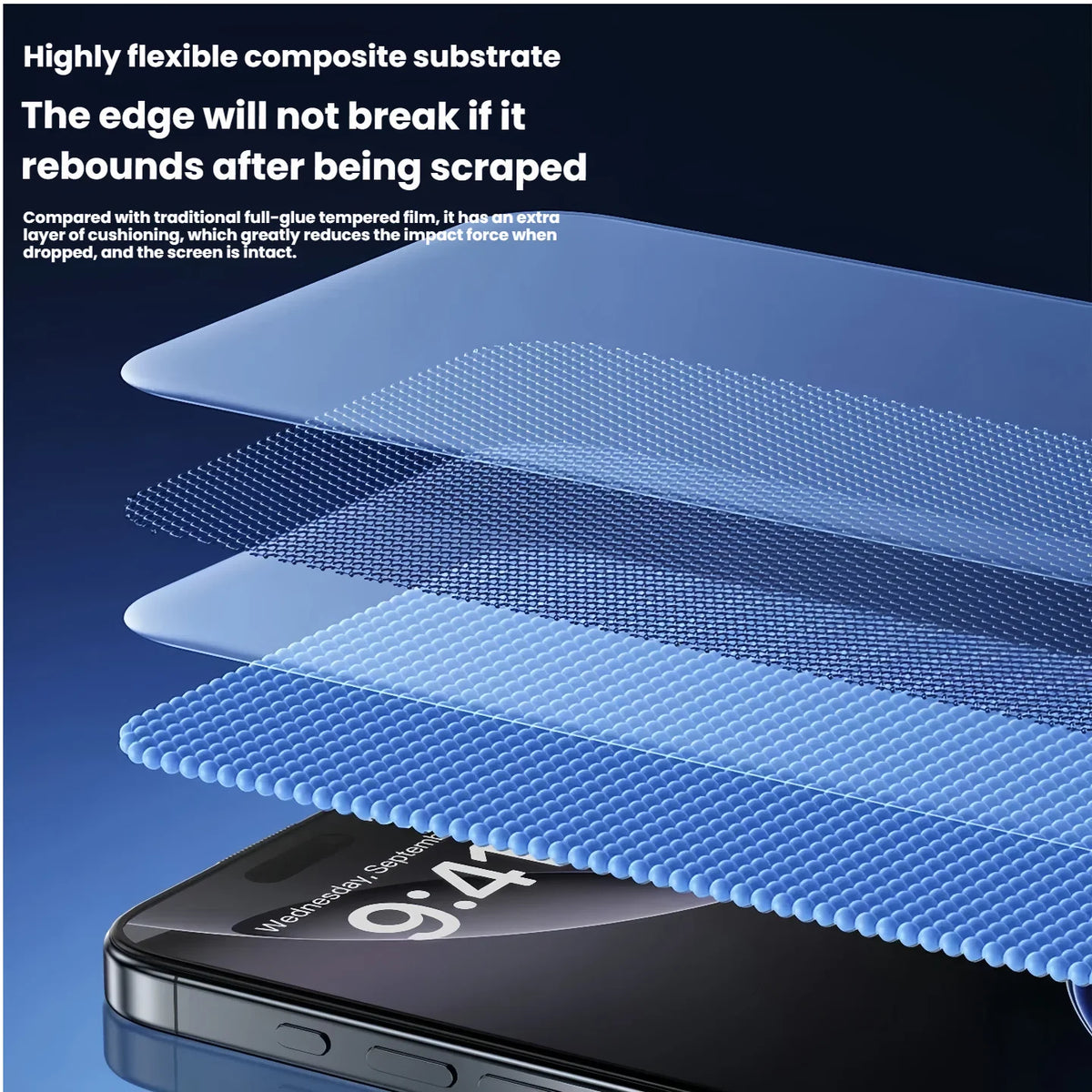 3PCS For iPhone 17/16/15 Pro Gorilla Dust-Free Case Full-Screen Tempered Glass Screen Protector Anti-Shatter & Dust-Pro