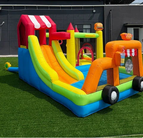 Commercial Inflatable Adult Inflatable House Maker White Toddler Jumping Castle Superhero Dribbling Pit