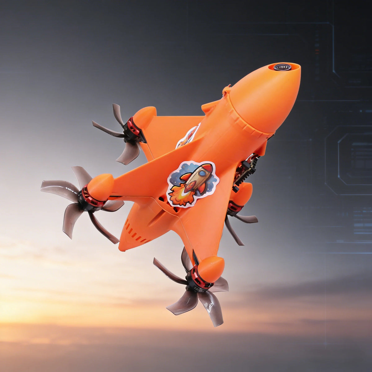 B-CUBE Rocket 5inch FPV Drone Frame Kit Carbon Fiber Racing Drone Quadcopter Freestyle INAV Beatflight F722 Ardupilot Flight