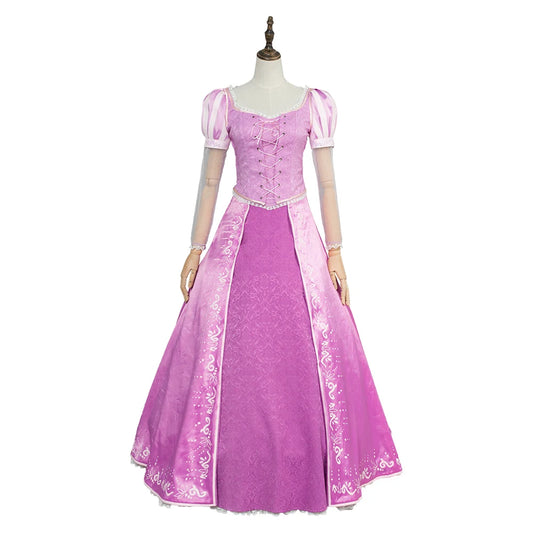 Anime Tangled Princess Cosplay Costume For Girls Women Skirt Dress Fantasia Halloween Carnival Party Role Disguise Clothes