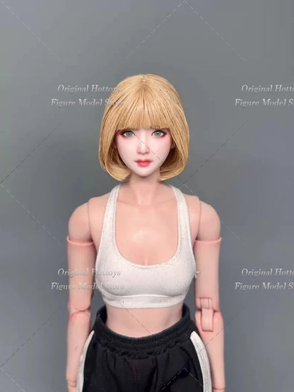 19 Style 1/6 Scale Female Soldier Scene Accessories Tang Li Head Cover Wigs Series For 12-inches Action Figure Doll Bald Head
