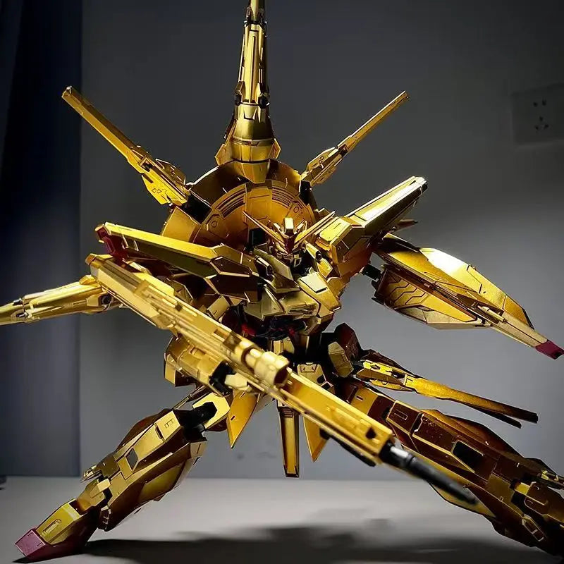 MG 1/100 ZGMF-X13A Providence Gold Version Assembly Model Kit Action Figures With Decals Desktop ornament Collectible Toy Gifts