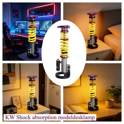 Modified Coilovers Spring Shock Lamp, Industrial KW Suspension Light, Gaming Room Cool Atmosphere Lamp, Boy Gift
