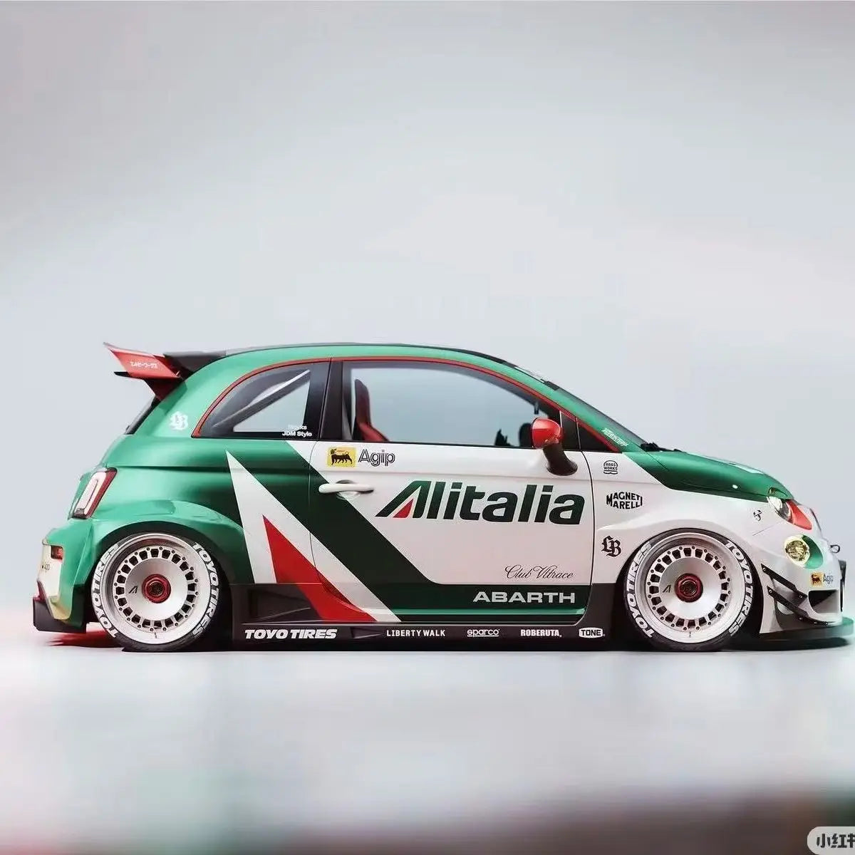 MINIGT 1:64 Abarth 595 LB-WORKS TY Edition TY Special Edition Alloy Car Model