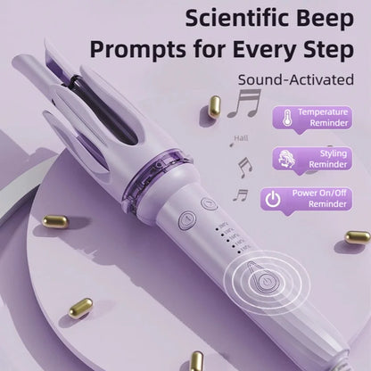 TINSOL 3-in-1 Automatic Curling Iron Large Wave Styling Curler Hair Perm Lazy Dual-Use Curling Iron Multi-Function Styling Tool