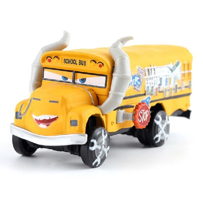 Pixar Car 2 Car 3 Storm Jackson Truck Lightning McQueen No：4 28 33 63 Container Truck Die Casting Mack Model Child Birthday Gift