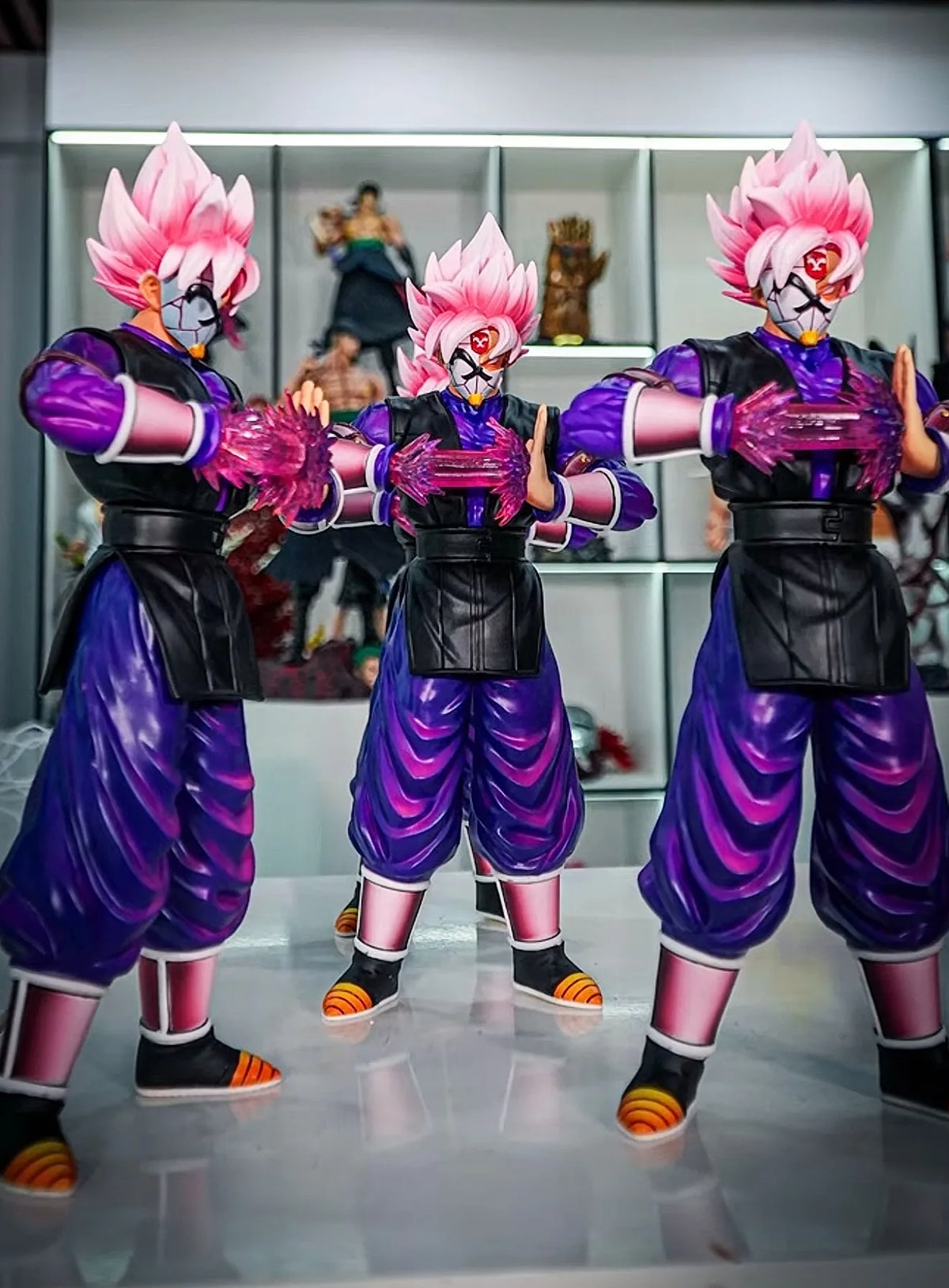 31cm/11.81inch ZW Toy Dragon Ball Z Figure Zamasu Black Goku Anime Figures Super Saiyan PVC Statue Collection Model Xmas Gifts