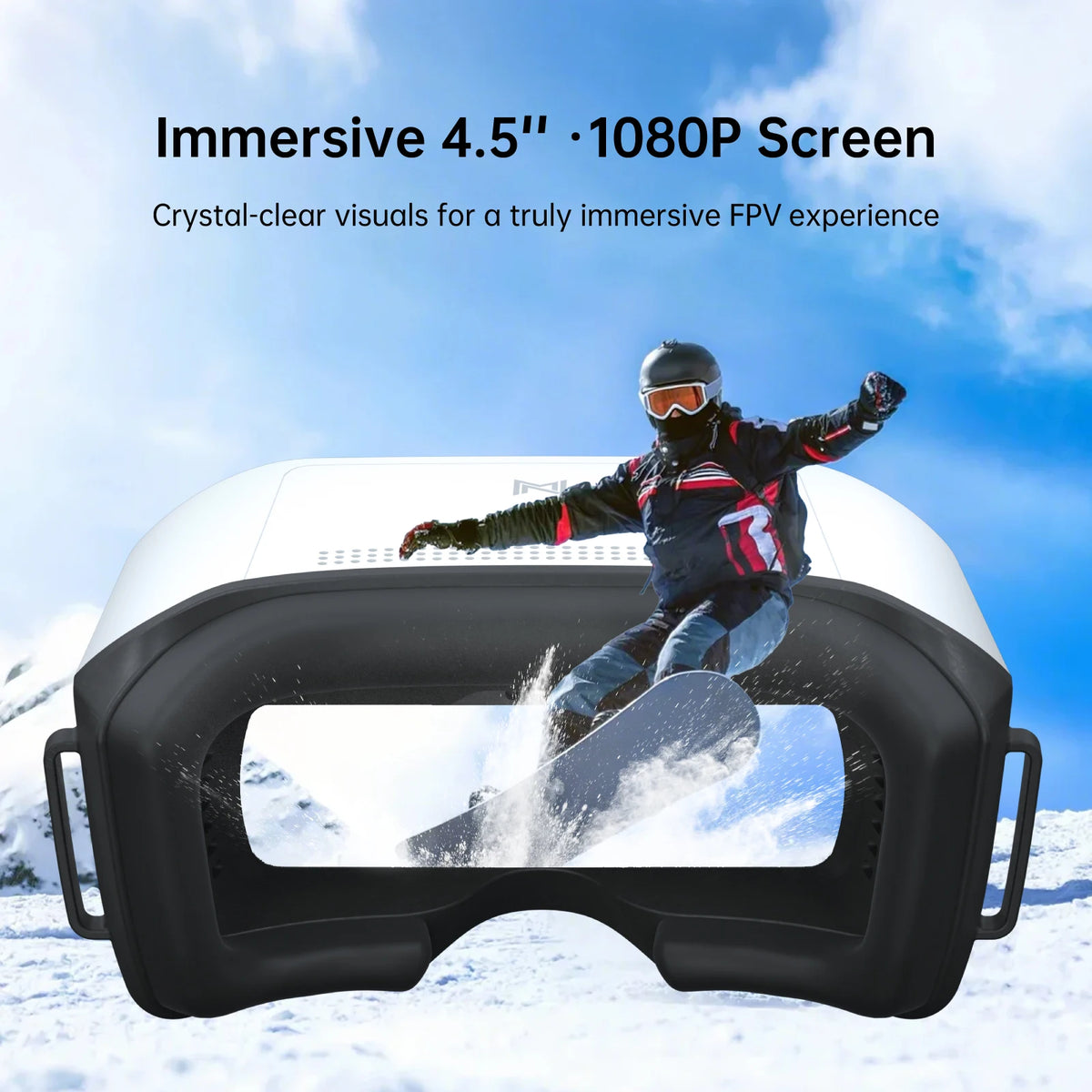 Walksnail Avatar HD Goggles L Moonlight Kit 4K/60FPS GM3 Gimbal Head Track System All-in-One Set For Wltoys RC Car HD FPV Racing