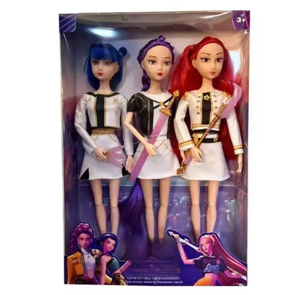 2026 Hot Music Style Demonic Group Anime Figure Rumi Mira Zoey Action Figure Cosplay Doll Cute Gift for Kids Birthday Gifts