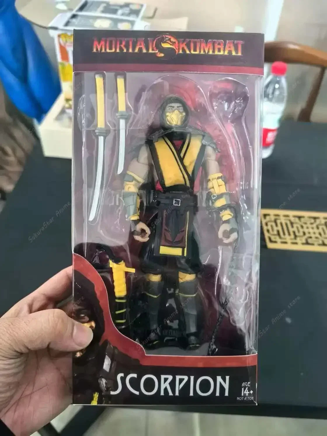 【In Stock】Mortal Kombat Spawn Sub Zero Scorpion Kitana Liu Kang 7 Inch 17cm Articulated Action Figure Collectible Game Model Toy