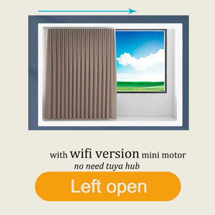 Tuya Zigbee Mini Smart Curtain Motor Electric Curtain Automatic System Rail Rod Support Alexa Alice Google Assistant Smartlife