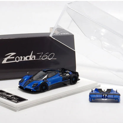 HKM1:64 Pagani Zonda 760 die cast alloy open top car model is a favorite gift for boys, a collectible souvenir desktop ornament.
