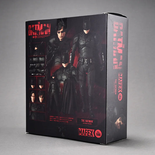 Boxed 2026 New Anime Batman MAFEX188 High quality joint movable Kawaii Figure PVC Model Toys Doll Ornament Gifts