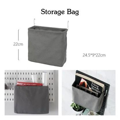 DIY Pegboard Accessories No Punching Kitchen Organization Shelf Storage Box Hooks Wall Organizer Crafts For Garage Room