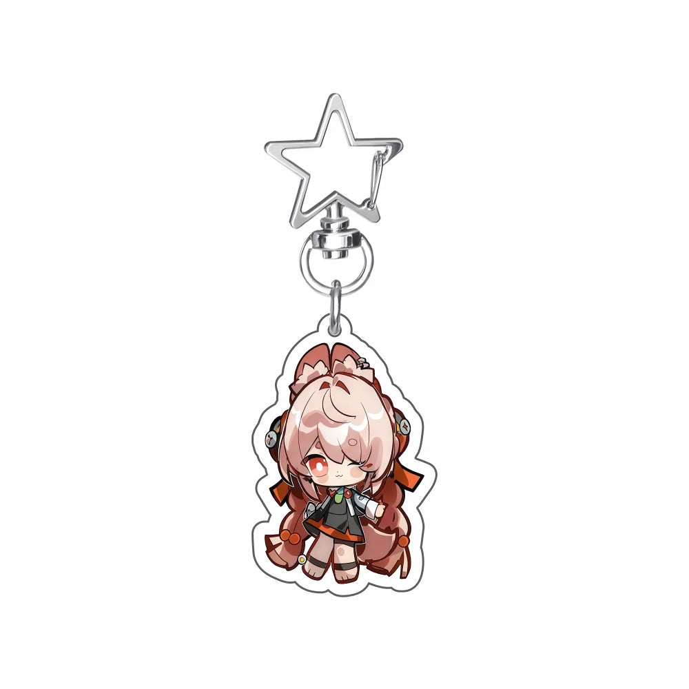 New Hot Game Zenless Zone Zero Keychains Pendant Car Ellen Joe Seth Lowell Jane Doe Von Lycaon Nicole Fans cosplay Gifts