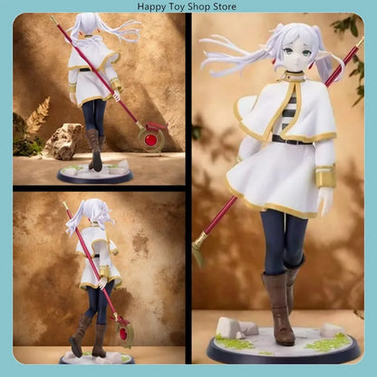25cm Frieren: Beyond Journey'S End Frieren Standing Position Anime Figure Model Statue Fans Collection Desktop Ornament Toys