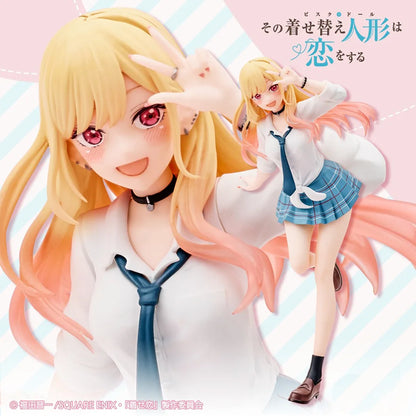 18CM Anime My Dress Up Darling Kitagawa Marin Figure School Uniform Dress Up Standing Model Toy Gift Action Figure For Kids PVC