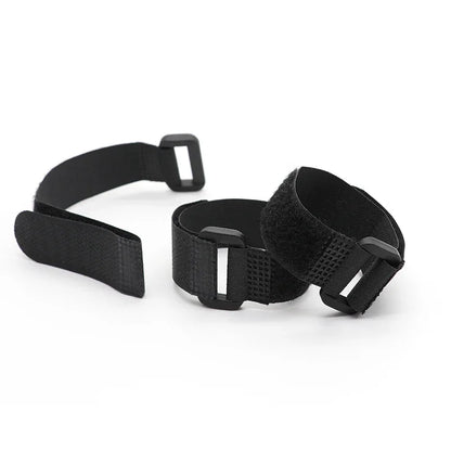 Black 200mm ~ 600mm Cable Ties Reusable Self Adhesive Nylon Strap Reverse Buckle Line Wire Organizer Hook Loop Bundle Fastener