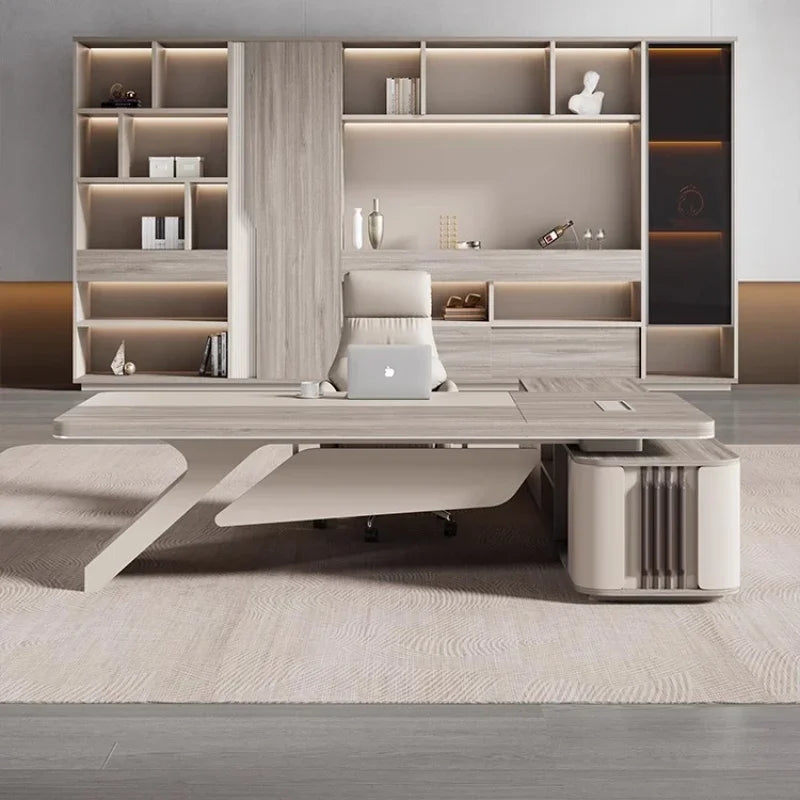 Unusual Executive Office Desk Creativity Drawers European Boss Computer Desks High End Designer Escritorio Oficina Furniture