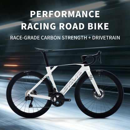 SAVA SLR8 Full Carbon Fiber E-Shift Road Bike with SHIMAN0 ULTEGRA 8170 Di2 Kit Cyclocross Road Bike Racer