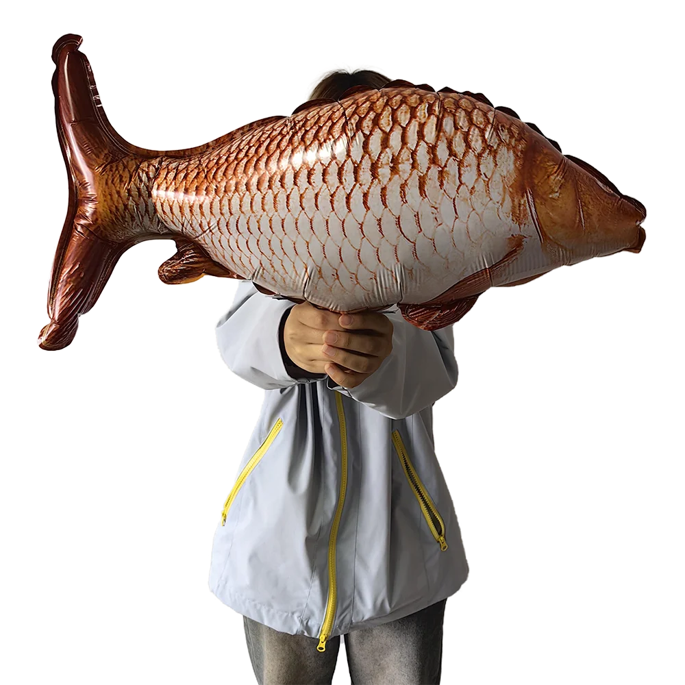 Fish Balloons Realistic Balloons Fishing Birthday Party Decor Cute Inflatable Fish Balloons for Fishing Theme Party Decorations