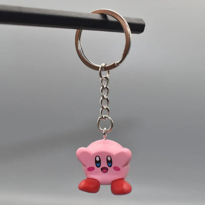 Anime 12 Models Super Cute Kawaii Kirby Figures Keychain Portable Popular Models Anime Perfect Child Gift Toys
