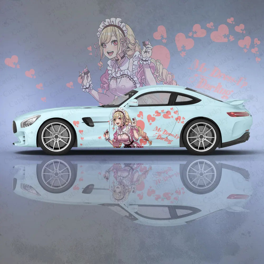 My Dress-Up Darling Car Body Stickers Anime Itasha Car Side Decal Sticker Car Body Sticker Car Body Decoration Stickers