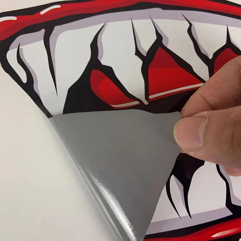 Motorcycle Modification Accessories Shark Decoration Decal Reflective Waterproof Sticker For PIAGGIO GTS GTV 300 GTA Scooter She