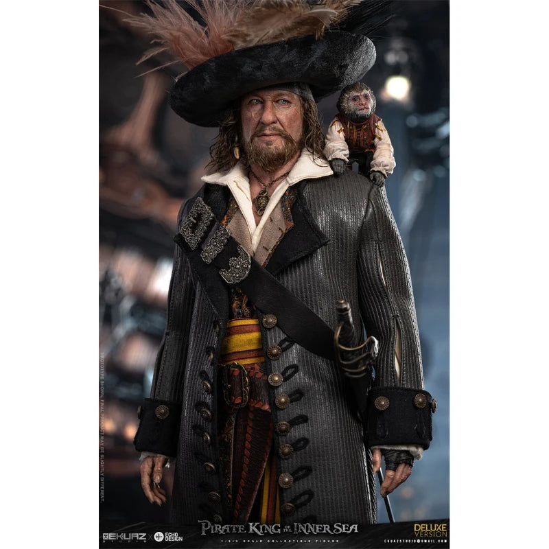In Stock EKUAZ STUDIO Captain Barbossa EKS012 Pirates of The Caribbean Action Figure Anime Model Trendy Toy Doll Collectibles