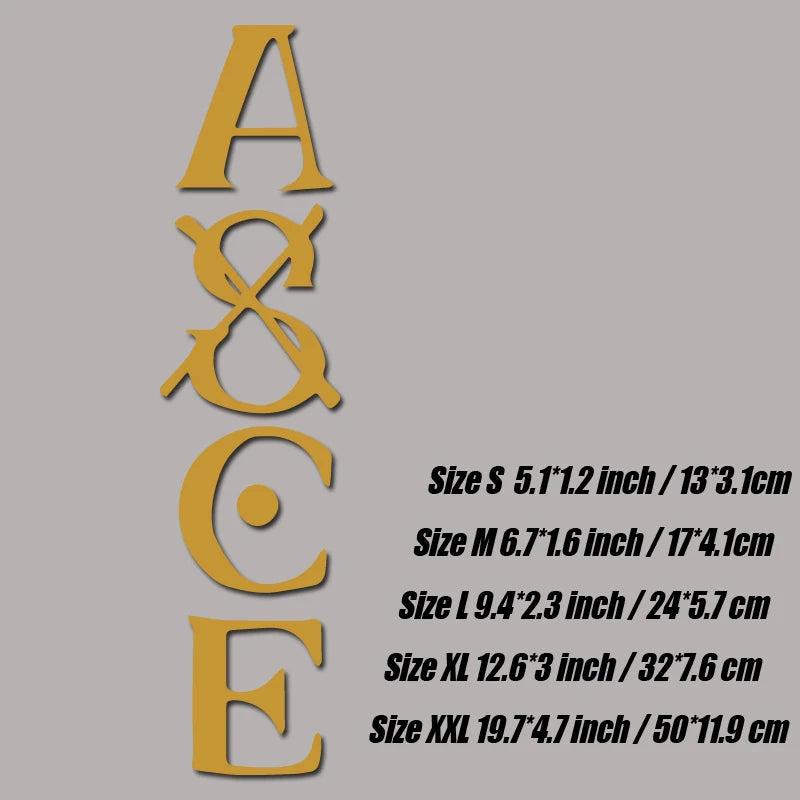 'ASCE"decal,creative&fashion decal for anime fans,high quality for car truck &laptop,waterproof car exterior decoration