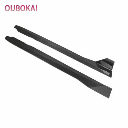 For BMW M2 G87 2022+ Carbon Fiber Side Skirt Side bumper Splitters Side skirts Cupwings Apron Side panel AD Car auto parts