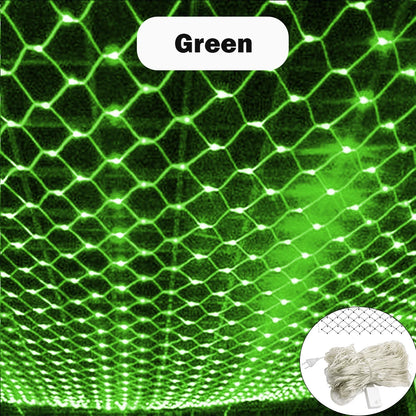 1.5x1.5M 3x2M 6x4M 8x10M LED Net Mesh Fairy String Light with Plug Outdoor Garden Wedding Decoration Home  LED Curtain Light