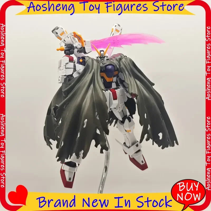RG 1/144 Crossbone X1 Mech Assembly Model Kit Action Figure Ornament With Torn Cloak Full Weapons Mini Pilot Figure Collectible