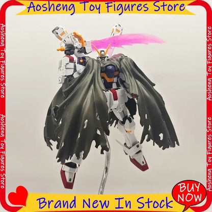 RG 1/144 Crossbone X1 Mech Assembly Model Kit Action Figure Ornament With Torn Cloak Full Weapons Mini Pilot Figure Collectible