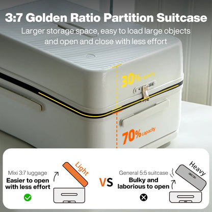 Mixi Large-Capacity Suitcase Trolley Case 26inch Checked in Hardside Rolling Wheels Luggage Wide Handle Travel Suitcases M9276DH
