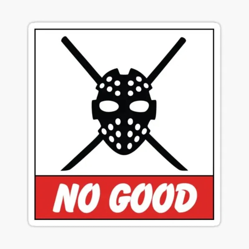PVC No Good Classic Hand Creative Stickers for Car Motorcycle Truck Laptop Window Off-road Racing Helmet Camper Decal