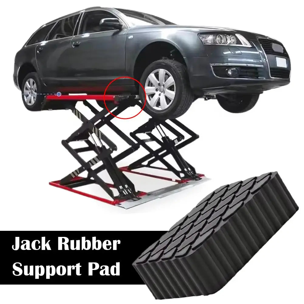 Upgrade Car Lift Rubber Jack Pad Blocker Jack Pad Shock-Absorbing Support For Car Jacks Lifting Equipment Elastic Blocks Accesso