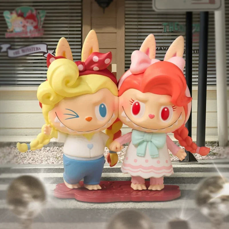 POP MART LABUBU THE MONSTERS HAIR SALON Series Blind Box Original Toys Guess Bag Mystery Box Doll Cute Anime Figure Ornament