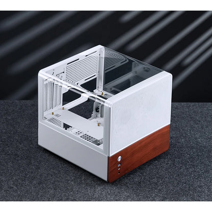 JONSBO V12 MATX Desktop Case Seaview Room Type-c Interface ATX Power Supply Mini Side Transparent Computer Case