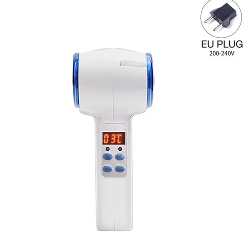Hot and Cold Hammer Face Massager with Blue Light Therapy Skin Tightening Lifting Anti-Wrinkle Beauty Device