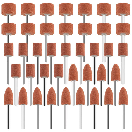 Sanding Bits for Dremel Rotary Tool, Grinding Stone Sanding Drill Bits with 1/8" Shank, Aluminium Oxide Tough Enough to Metal