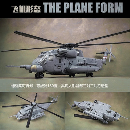 Transformation Toys Black Apple M05 Blackout SS08 Vertigo Helicopter Model Action Figure Deformation Robot