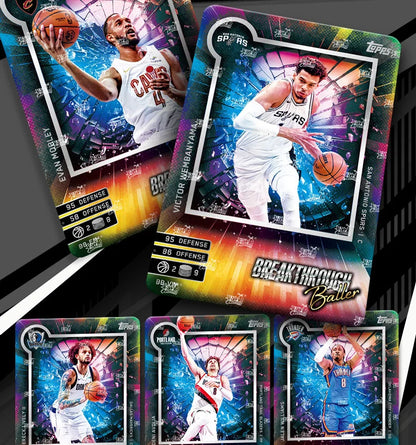 KAYOU NBA 2025 Season Supercharged Starter Pack MATCH ATTAX Basketball Game Cards Power-Up Collector Set Hot Gift Idea for Kids