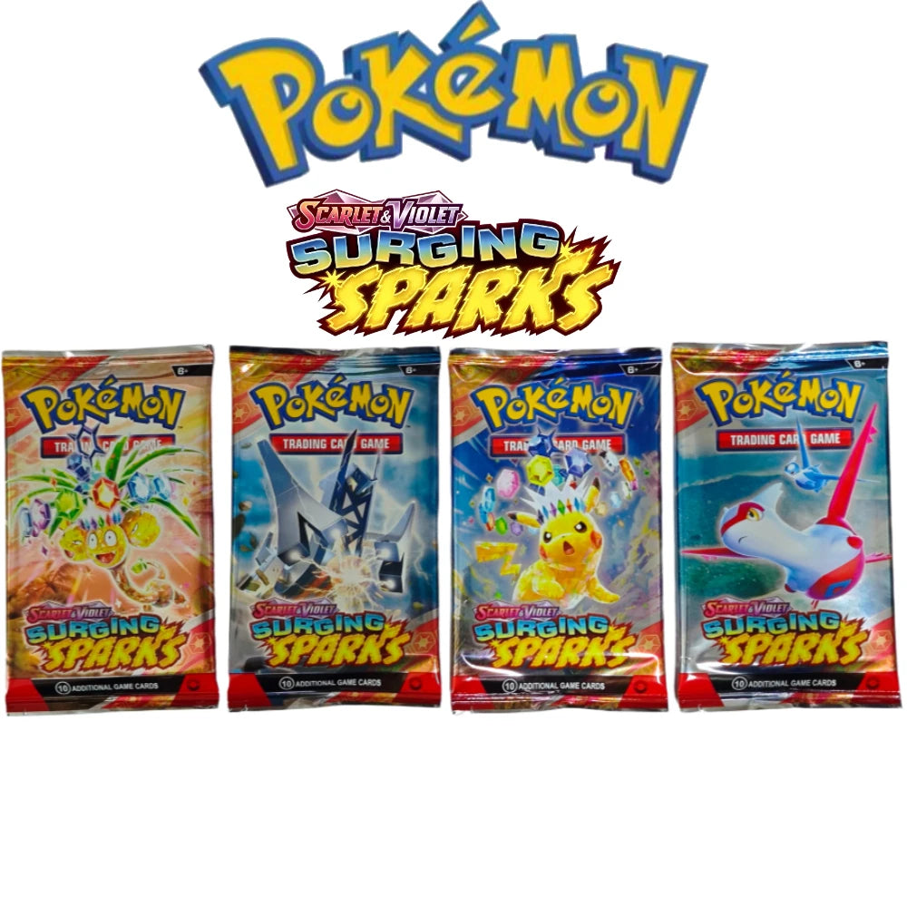 100PCS Pokémon TCG: Mega Evolution-Pitch Black Booster Display Box Prismatic 151 Evolutions English Battle Cards Game Cards