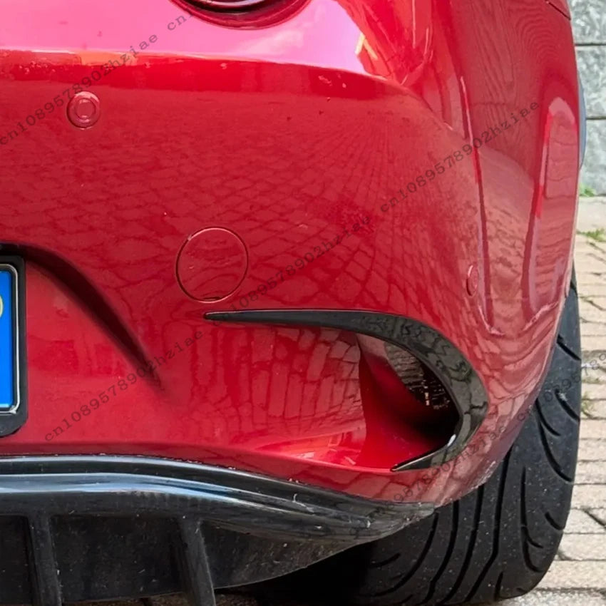 For Mazda MX-5 Miata ND 2015-2025 Car Rear Side Bumper Lip Splitter Spoiler Body Kits Bumper Protection Car Accessories Tuning