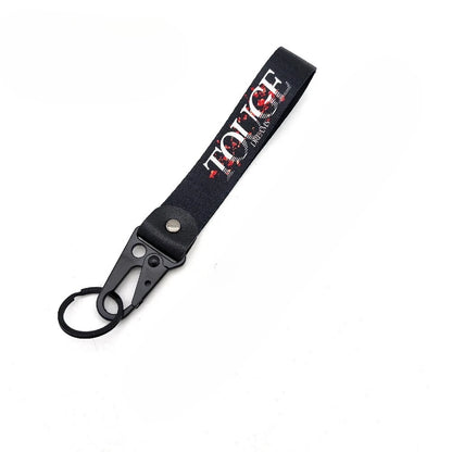 Auto Motorcycle Nylon Key Strap Embroidery Lanyard Keyring for Rockstar Game GTA 5 Fans Keychain Accessories