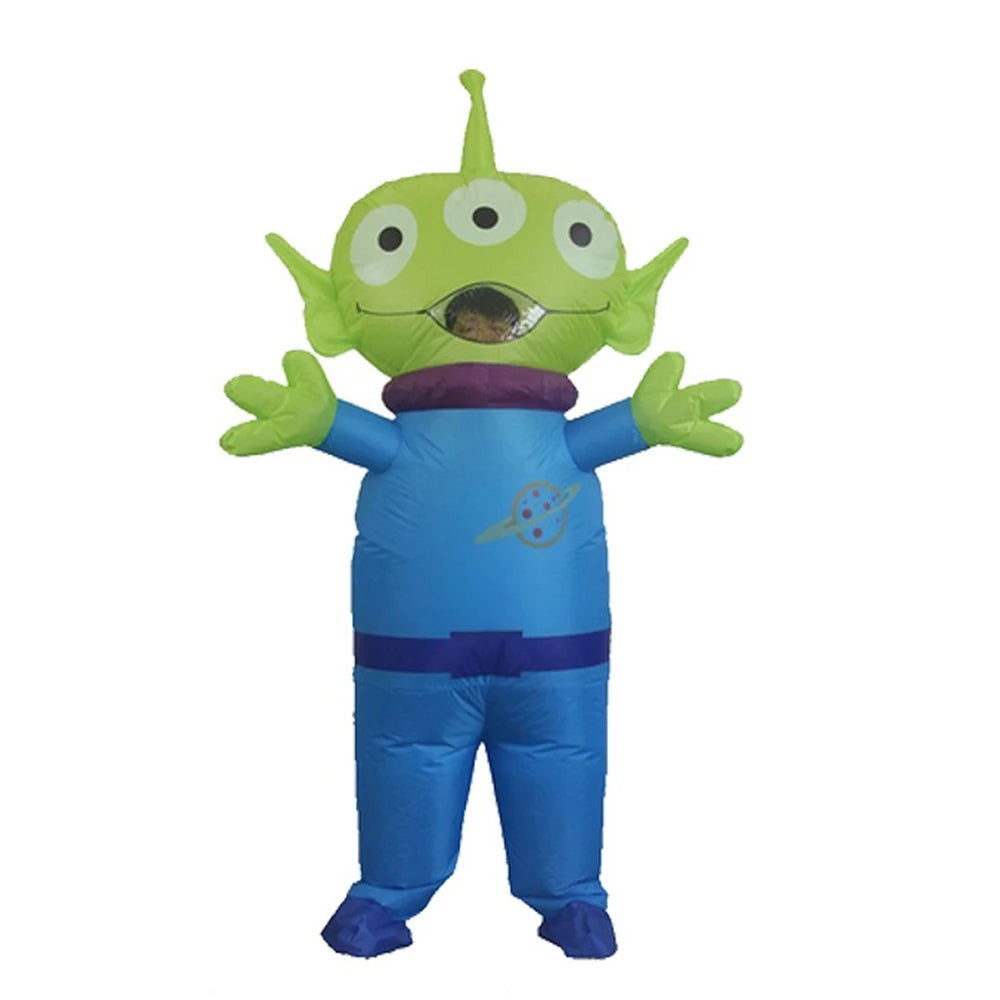 Three Eyed Alien Inflatable Suit Children's Day Parent-child Game Cartoon Doll Costume Performance Parade Cosplay Clothing Prop